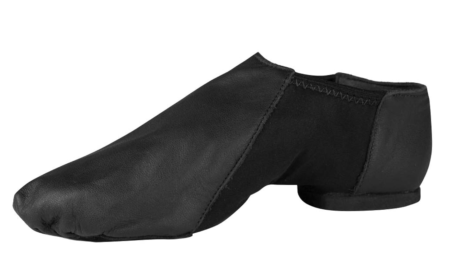 Amazon.com | So Danca Slip On Leather Jazz Shoes Black